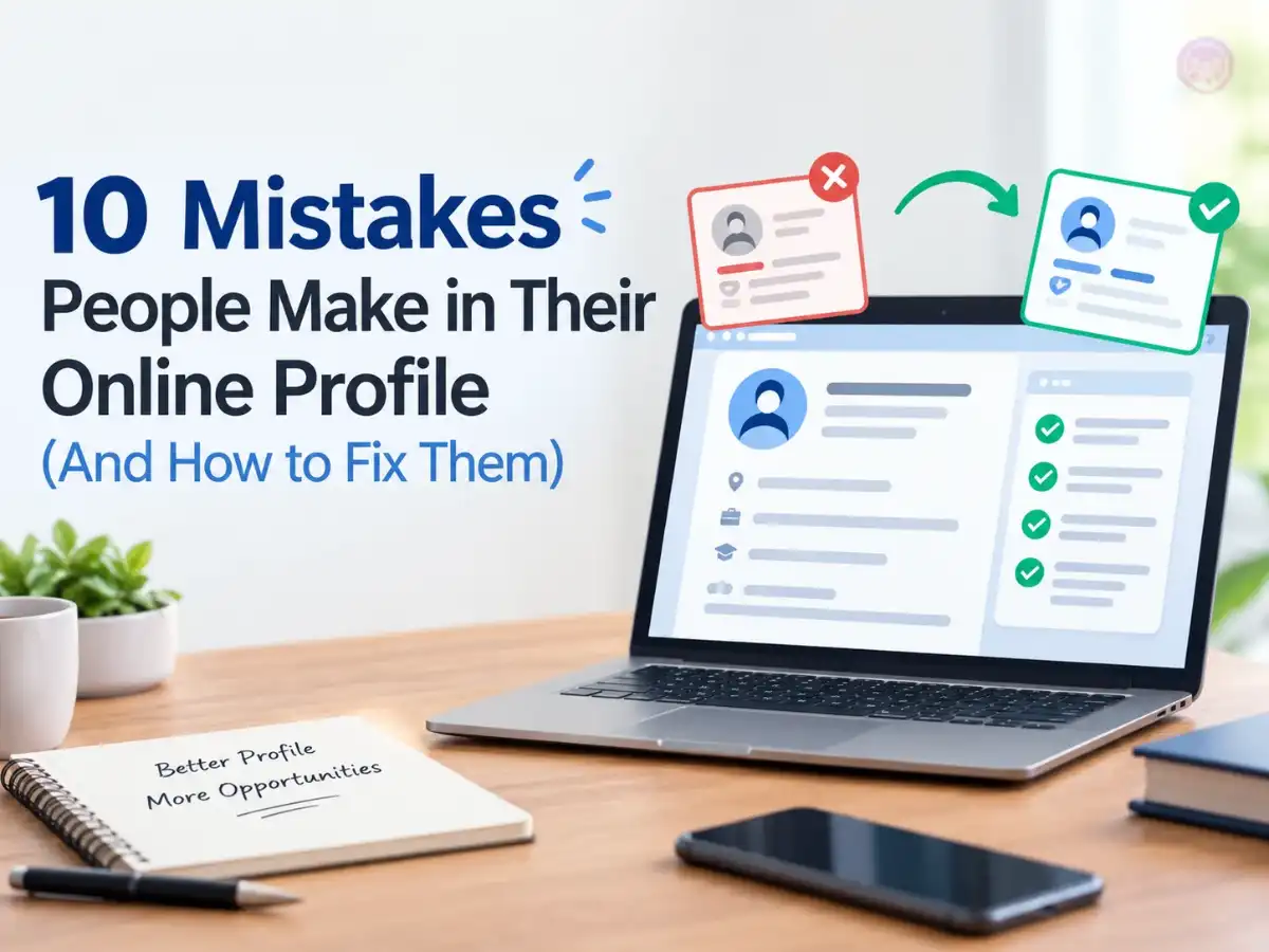 10 Mistakes People Make in Online Profile ( How to Fix Them)